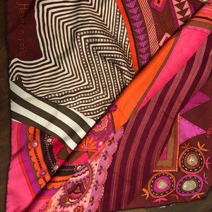 Silk Hermes Coupons Indiens Scarf